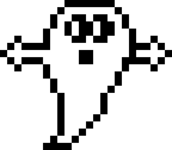 Um fantasma voando